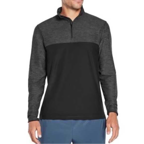 Men’s gap fit activity, half zip grey black color size extra large new tag - Picture 2 of 8